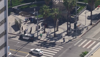 LA Metro security guard stabbed, another shot and killed in East Hollywood