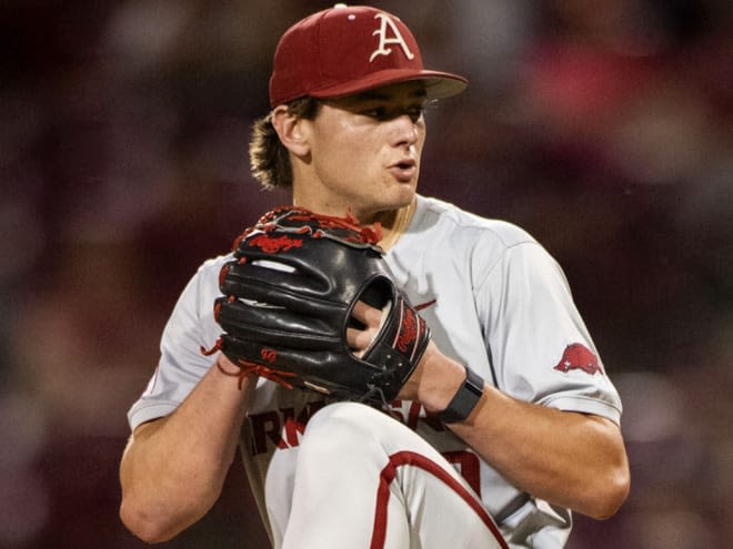 Gabe Gaeckle building up to starting role for Arkansas