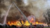 Large fire burns at industrial facility in North Carolina