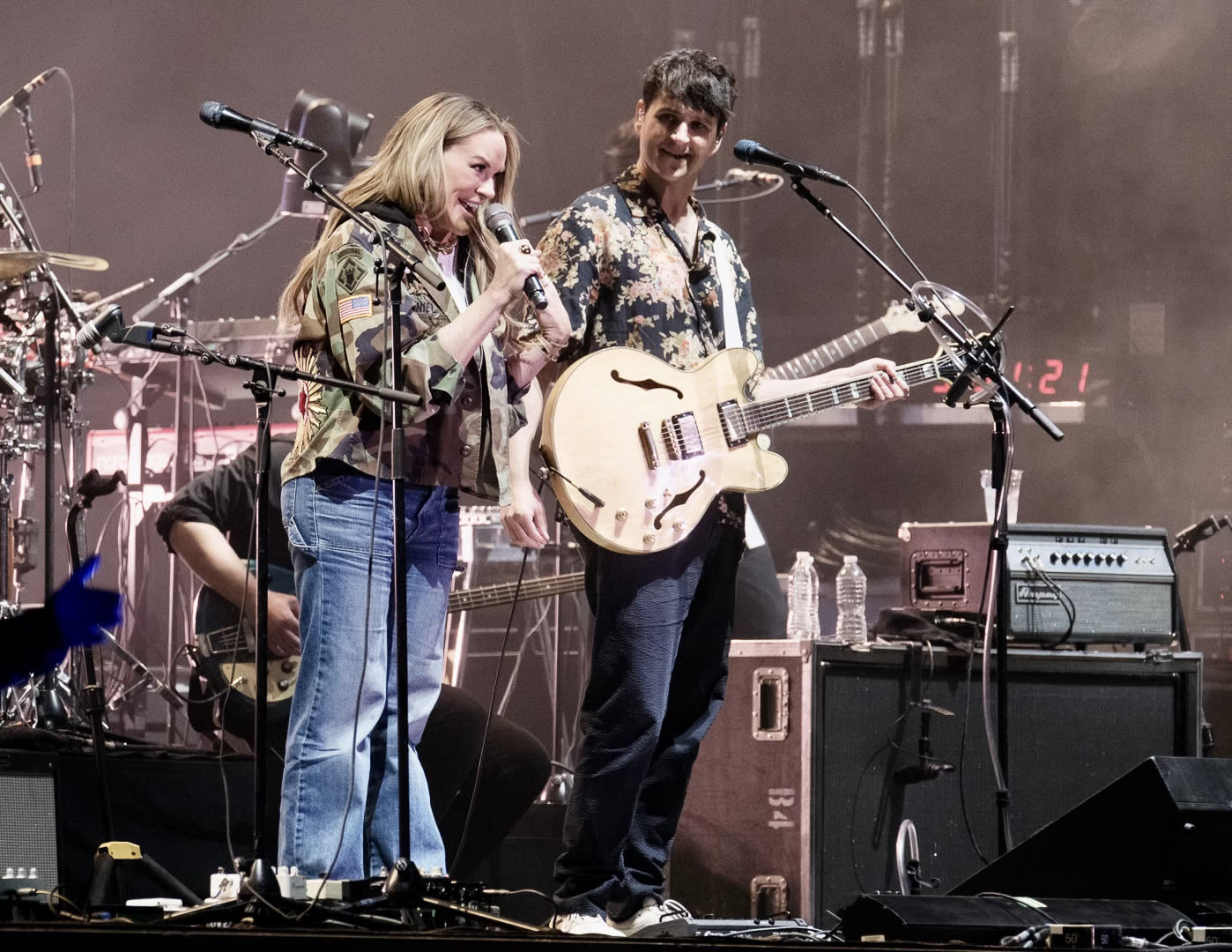 Vampire Weekend Bring Heather Gay From 'RHOSLC' Onstage To Play Cornhole At Kilby Block Party