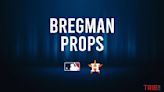 Alex Bregman vs. Athletics Preview, Player Prop Bets - May 16