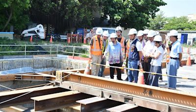 彰化縣長王惠美視察洛津國小地下停車場兼蓄洪池工程進度 | 蕃新聞