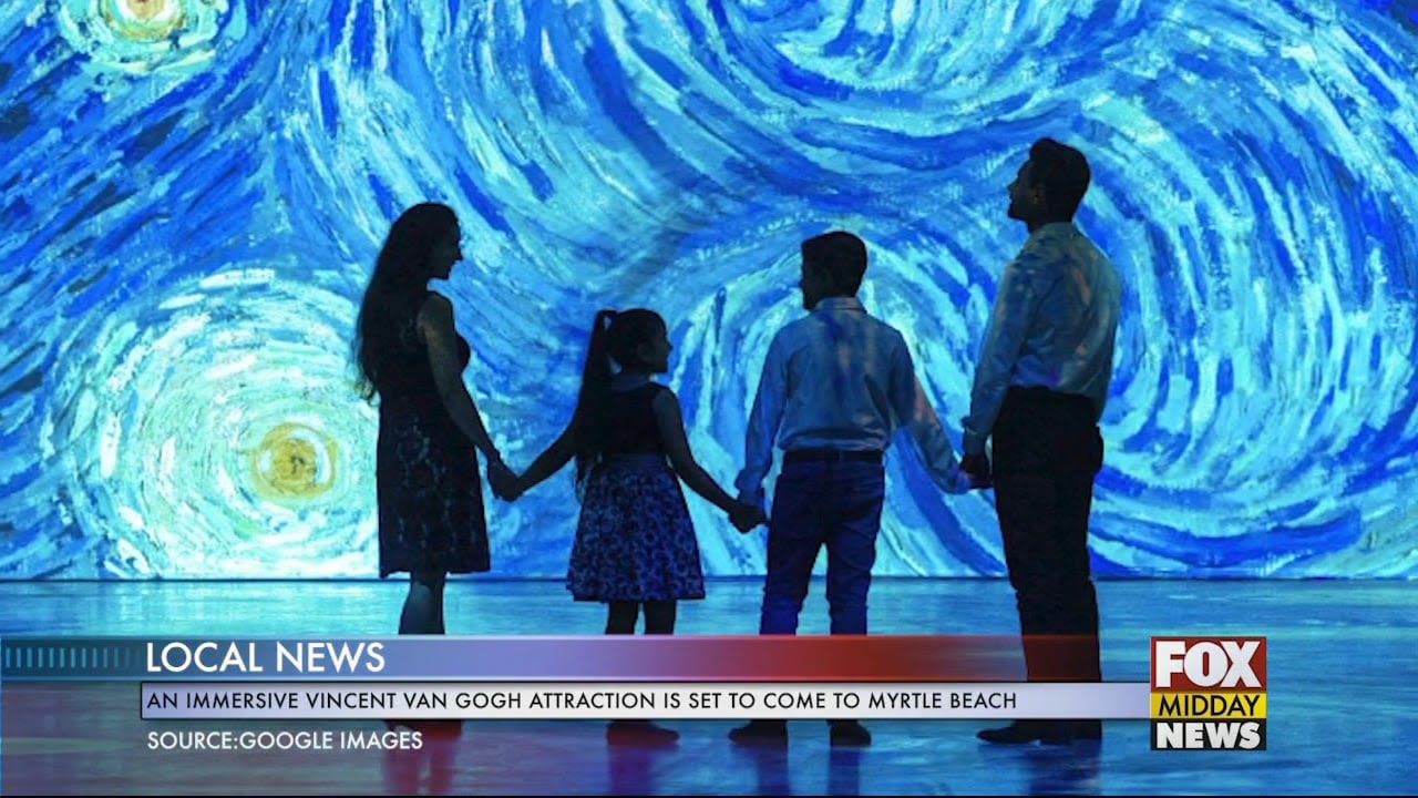 Immersive Van Gogh Art Experience Coming To Myrtle Beach - WFXB