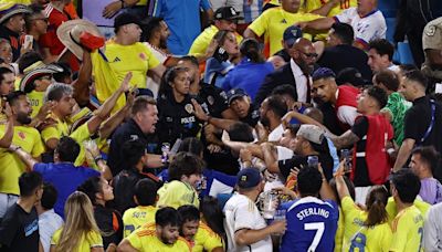 Colombia vs. Uruguay fight video: Darwin Nunez, La Celeste players enter stands, throw punches after Copa America loss | Sporting News