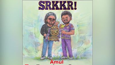 "SRKKR" - Amul's Topical For IPL Champions KKR Features Shah Rukh Khan Too