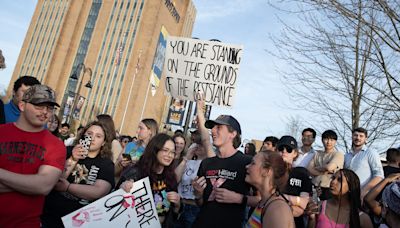 Kyle Rittenhouse speaks at Kent State after opposition from students, shooting survivor