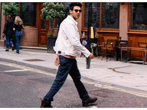 Kartik Aaryan Turns London Streets into Runway for 'Chandu Champion' Promotions | - Times of India