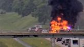 I-80 westbound reopens after trailer fire near Seward