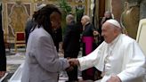 ‘You unite people, because laughter is contagious,’ Pope Francis tells star-studded cast of global comedians