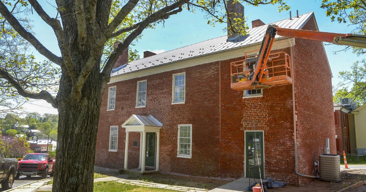 Once a Civil War target, restoration begins on 190-year-old Virginia Law Library in Lewisburg