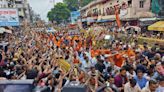 Over 2.5 Lakh Devotees Gather For Grand Mahakal Sawari in Ujjain; Special Performance By Jawans, Tribal Artistes (WATCH)