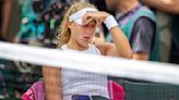 Mirra Andreeva, 16, loses to Madison Keys at Wimbledon after controversially being docked a point