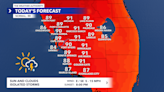 Hot and humid Thursday before evening isolated storms impact coastal communities