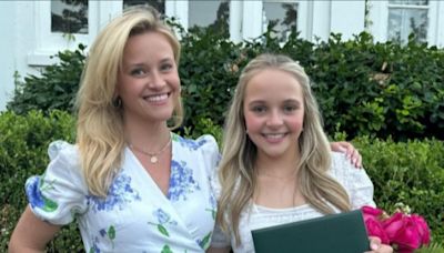 Reese Witherspoon in 'tears of joy' as niece graduates from same high school she did 30 years ago