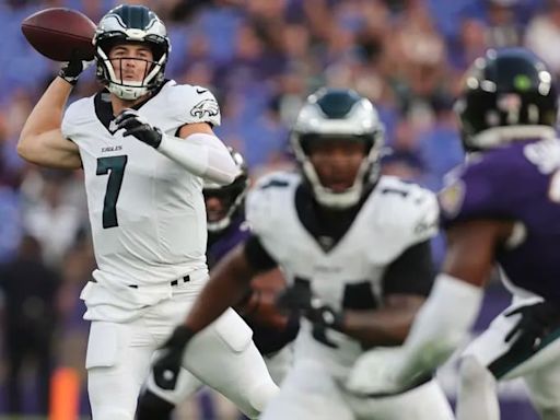 Eagles-Ravens analysis: Jalen Hurts sat as Kenny Pickett started and Jake Elliott’s do-over was the game-winner