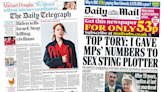 Newspaper headlines: MPs' honeytrap and Biden's 'strongest rebuke yet'