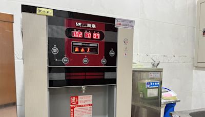 花蓮校園飲水安全 26校新購飲水機