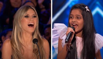 9-Yr-Old's Incredible Tina Turner Cover Has Heidi Klum Smacking The Golden Buzzer