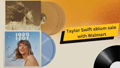 Walmart is having a rare sale on Taylor Swift vinyl and CDs for a limited time