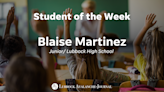 Lubbock High's Blaise Martinez selected as A-J's Student of the Week