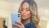 Emily Atack shows off baby bump as she prepares to give birth next month