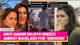 Actor Kriti Sanon Ignores Backlash? Drops New Video With 'Boho Baby' From Her Greece Vacation