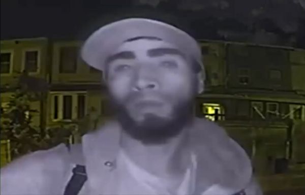 Surveillance video catches home burglar loading stolen items onto bike in Philly: police