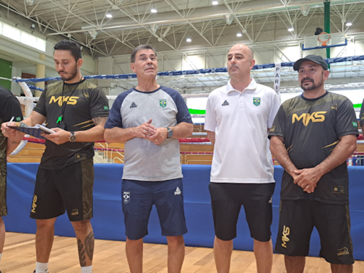 COB visita seleção brasileira de boxe na preparação em Rio Maior