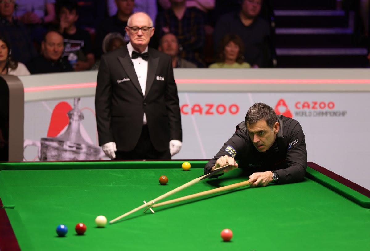 Ronnie O’Sullivan vs Jackson Page LIVE: Latest scores and updates from World Snooker Championship