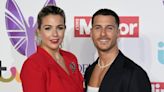 Couple Gemma Atkinson and Gorka Marquez prepare to back home teams in Euro final