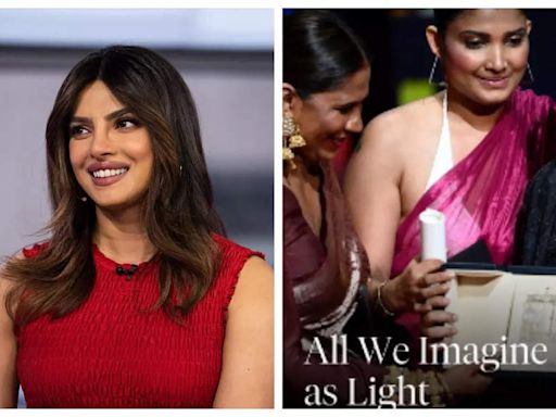 ... Chopra gives a shout-out to Payal Kapadia's...We Imagine As Light' and the team for their Cannes...Indian Cinema' | Hindi Movie News - Times of India...