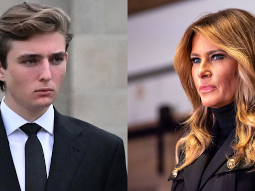 Melania Trump Keeps Barron In A 'Tight Bubble' In Mar-a-Lago Away From His Dad's Hush Money Trial