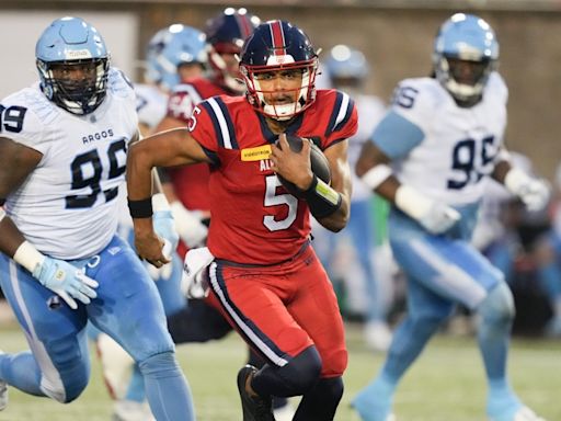 Argonauts snap Alouettes win streak with 37-18 victory as Fajardo exits with injury