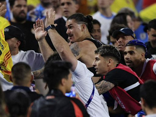 Sanciones que sufrirían Colombia y Uruguay por pelea en la semifinal de Copa América