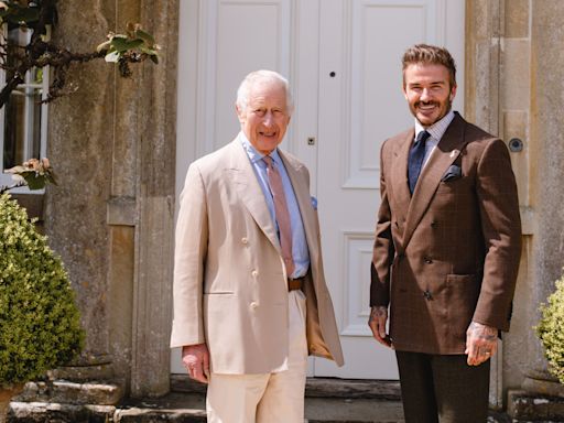 Beckham bonds with King over bee talk as he is named charity ambassador