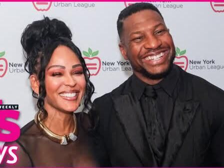 Jonathan Majors & Meagan Good Cries W Jonathan Majors In Interview After Conviction