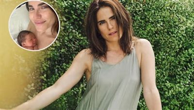 Karla Souza comparte adorable nueva foto de Giulia, su bebé, a un mes de nacida