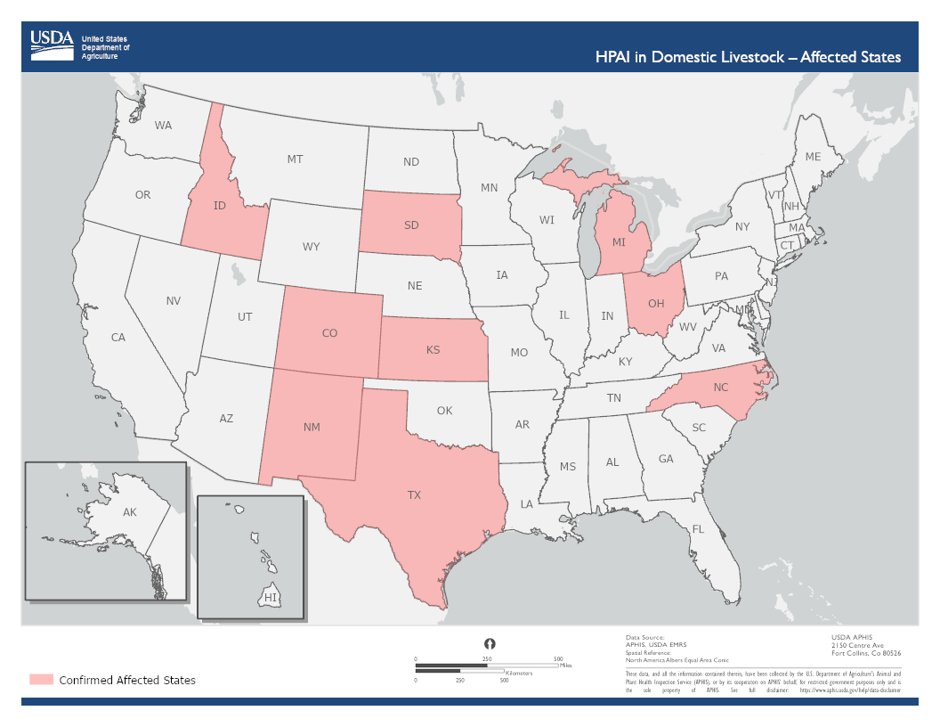 Curious if the bird flu is close to your area? The CDC's new dashboard can help you track it