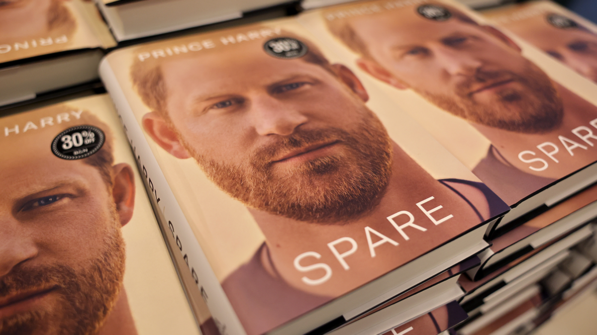 Prince Harry’s memoir Spare beaten to top gong by puzzle book at British Book Awards