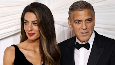 Amal Clooney swaps honey blonde hair for autumn chestnut - and it’s so elegant