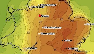 Temperatures to soar as Stoke-on-Trent emerges from torrential rain