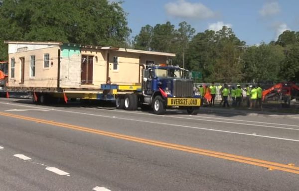 Historic house linked to Martin Luther King Jr. successfully moved to new location in St. Augustine