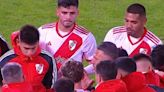 La arenga de Martín Demichelis antes de los penales en la eliminación de River, y el único jugador que habló después de la derrota