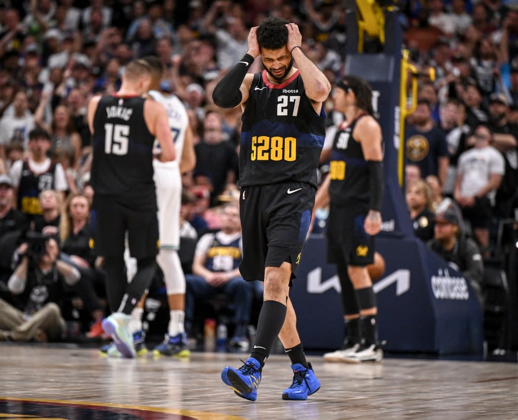 Nuggets blow 20-point lead in season-ending Game 7 loss to Minnesota Timberwolves