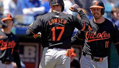 Cowser, Westburg hit back-to-back home runs in Baltimore Orioles' 5-0 win over KC Royals