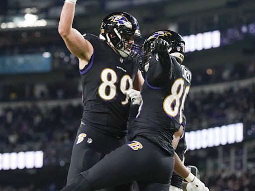 Patrick Ricard discusses the chemistry between Ravens tight ends and QB Lamar Jackson