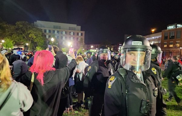 Over a dozen arrested after police break up 6-hour Israel protest at Ohio State University