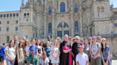 Praise for young pilgrims as Bishop leads 75-mile trek across Portugal and Spain