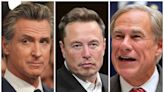 Portazo para Gavin Newsom: Elon Musk anuncia que muda SpaceX a Texas y Greg Abbott lo celebra en las redes