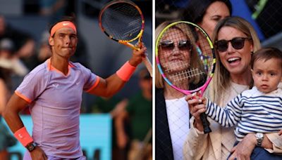 Rafael Nadal's son steals the show with adorable first courtside reactions